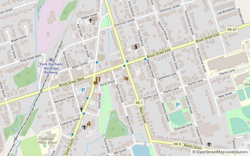 Uxbridge Music Hall location map