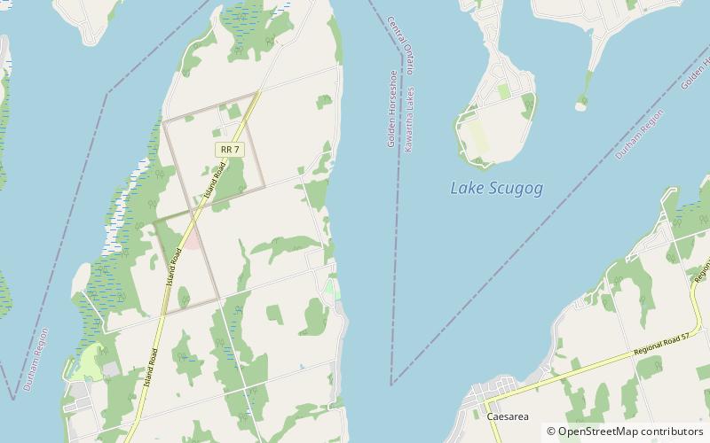 Lake Scugog location map