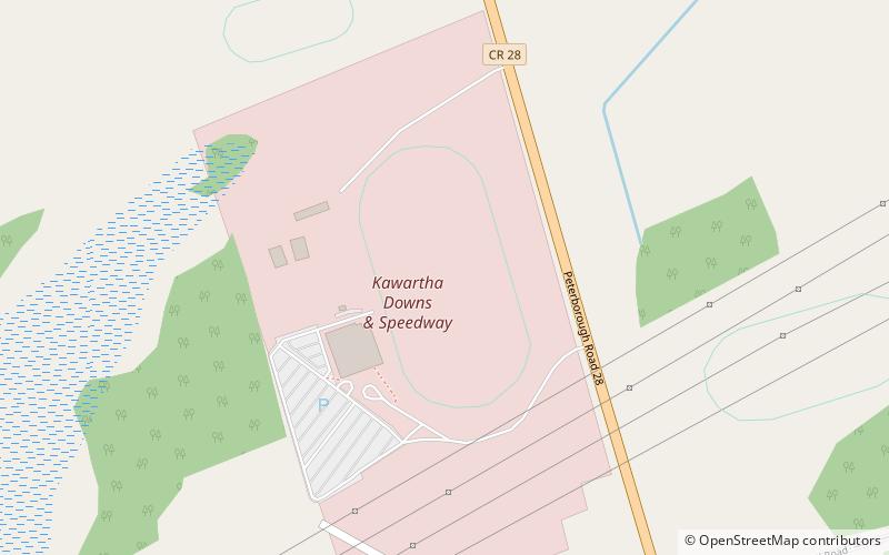 Kawartha Speedway location map