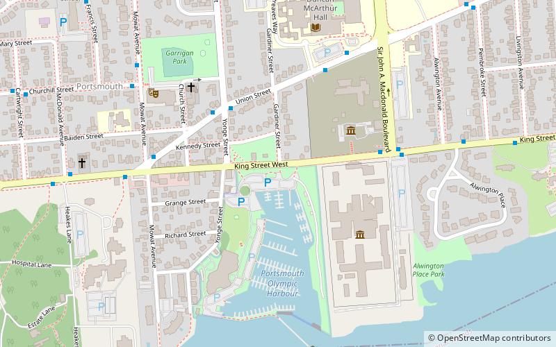 portsmouth olympic harbour kingston location map