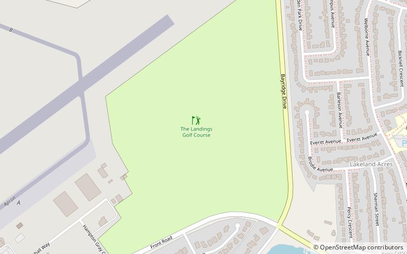 The Landings Golf Course location map