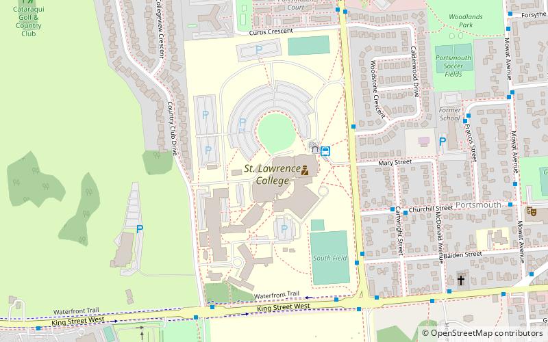 St. Lawrence College location map