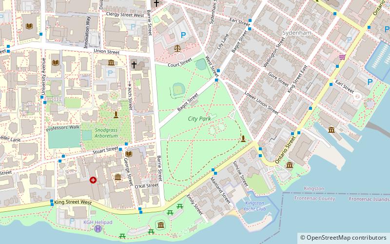 city park kingston location map