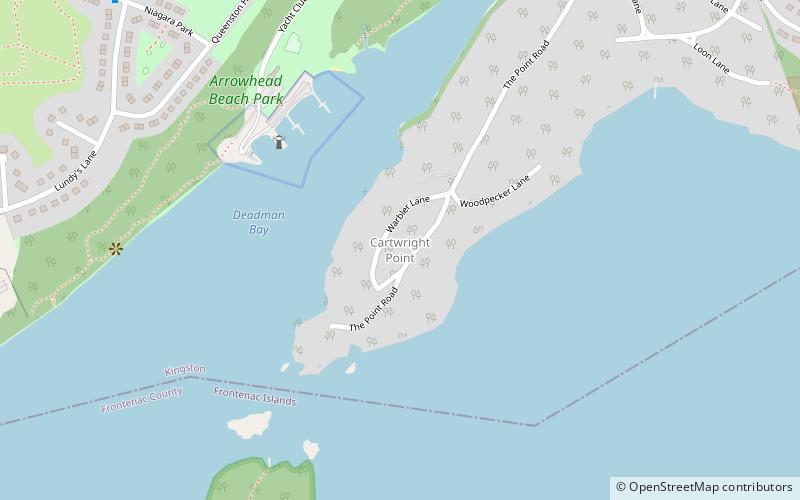 cartwright point kingston location map