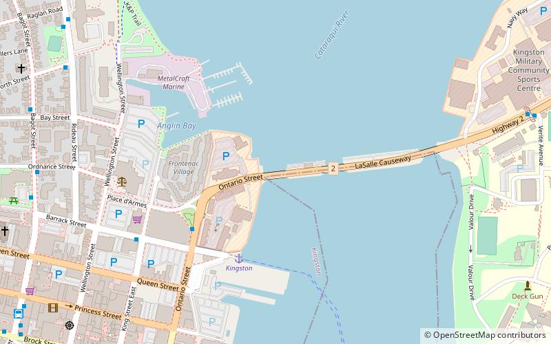 La Salle Causeway location map
