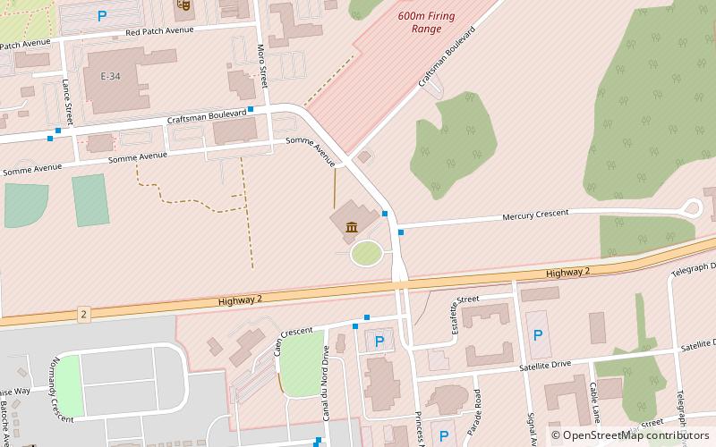 Military Communications and Electronics Museum location map