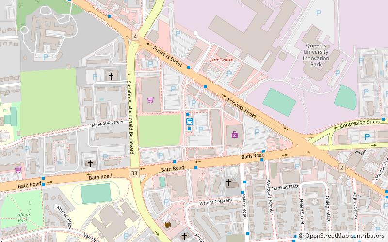 kingston centre location map