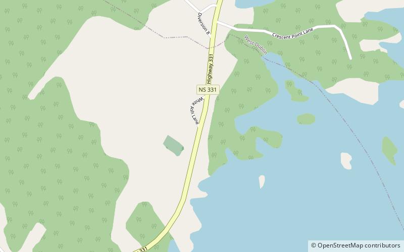 Crescent Beach location map