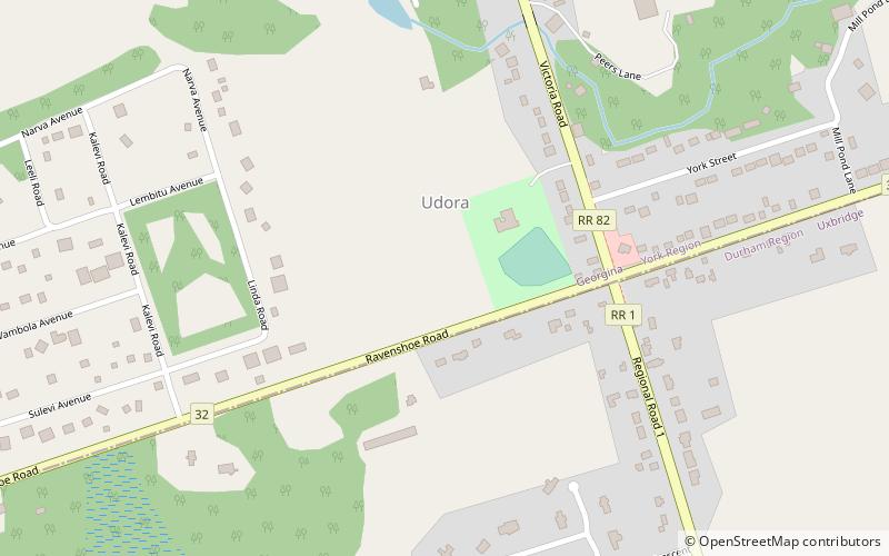 Udora location map