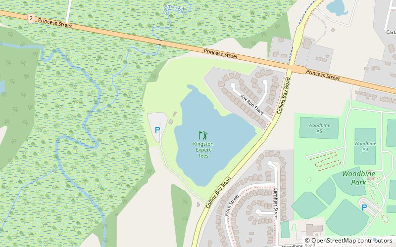 Kingston Expert Tees Aquatic Driving Range location map