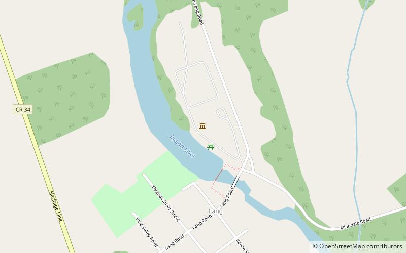 Lang Pioneer Village location map