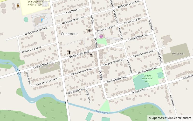 Mill Street Art Studio - Creemore location map