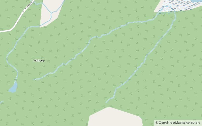 Hill Island location map