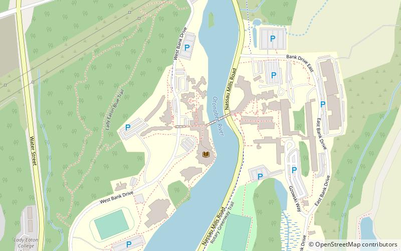 Trent University location map