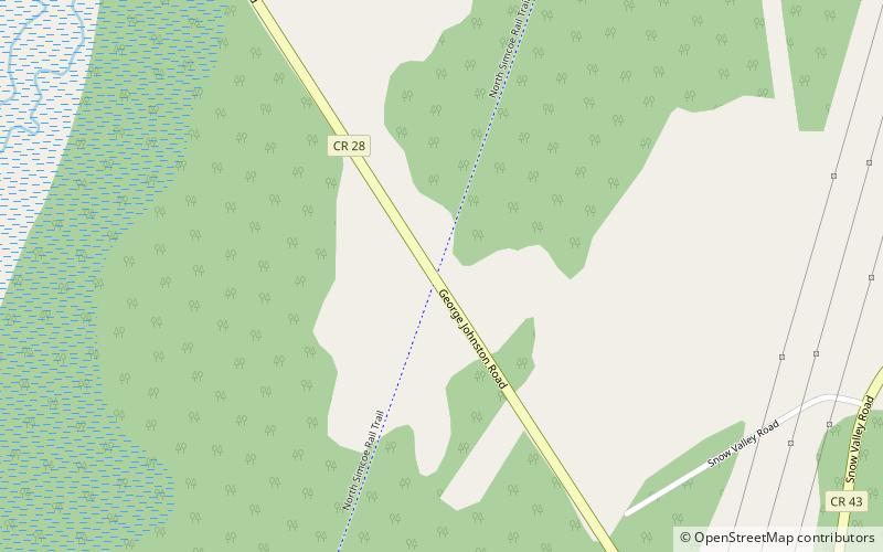 North Simcoe Railtrail location map