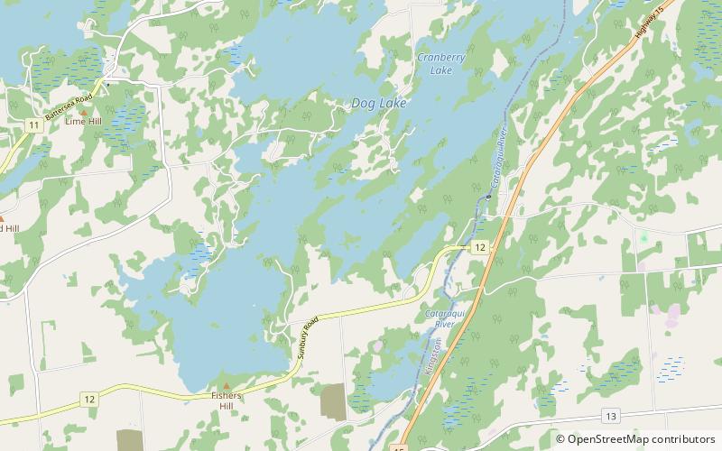 Cranberry Lake location map
