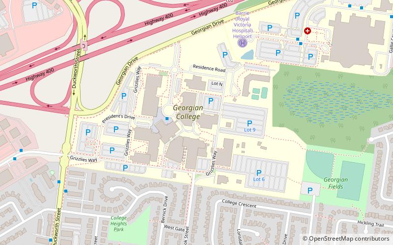 georgian college barrie location map
