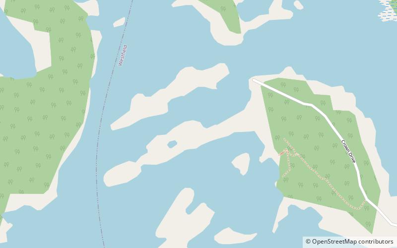 dean lake location map