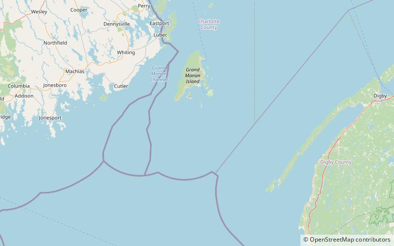 Gannet Rock Lighthouse location map