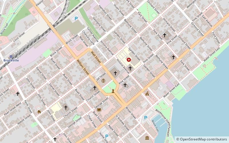 Wall Street United Church location map