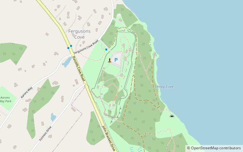 York Redoubt location map