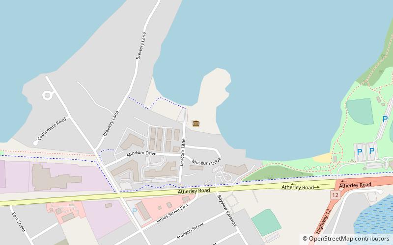 stephen leacock museum orillia location map