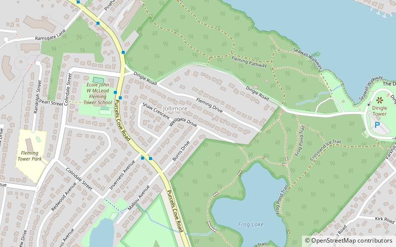Mainland Halifax location map