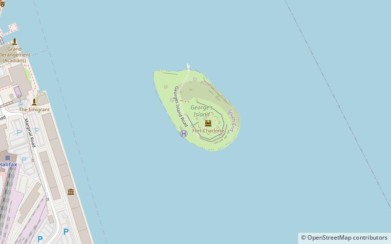 Georges Island location map