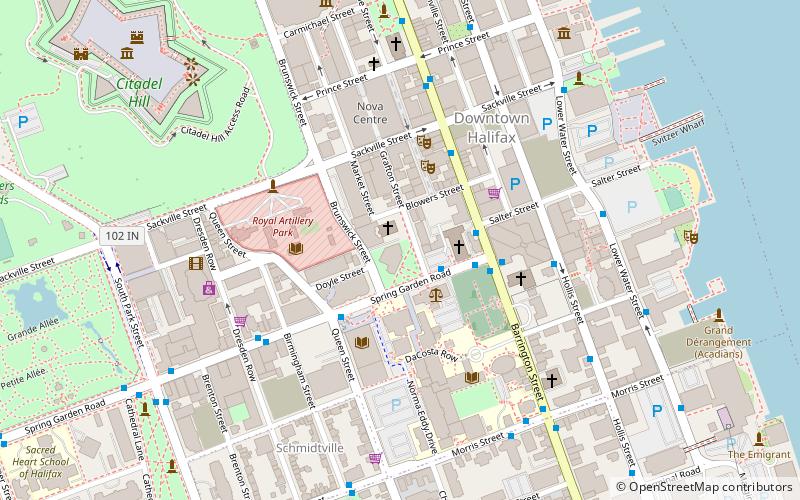 Halifax Public Libraries location map