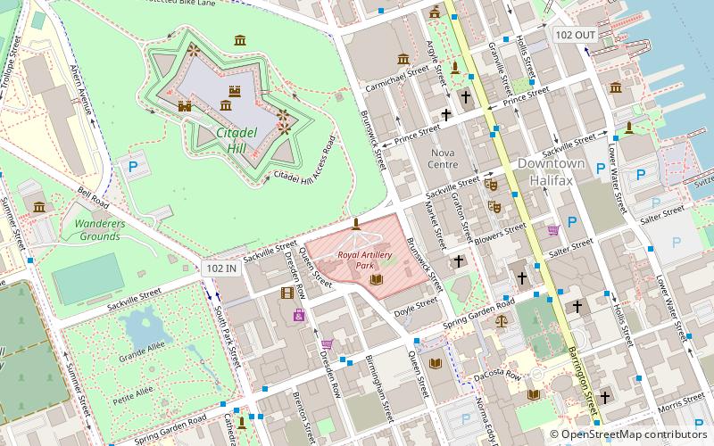 Royal Artillery Park location map