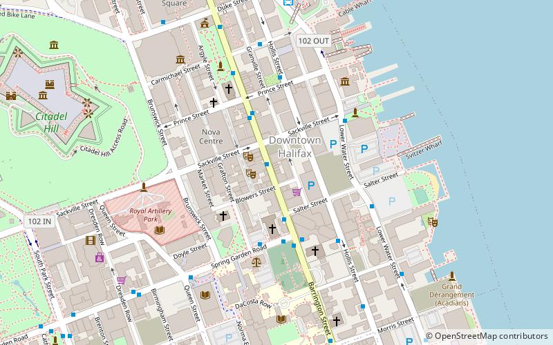 argyle street halifax location map