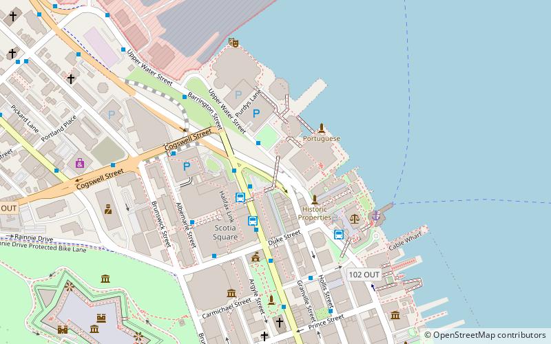 Downtown Halifax Link location map