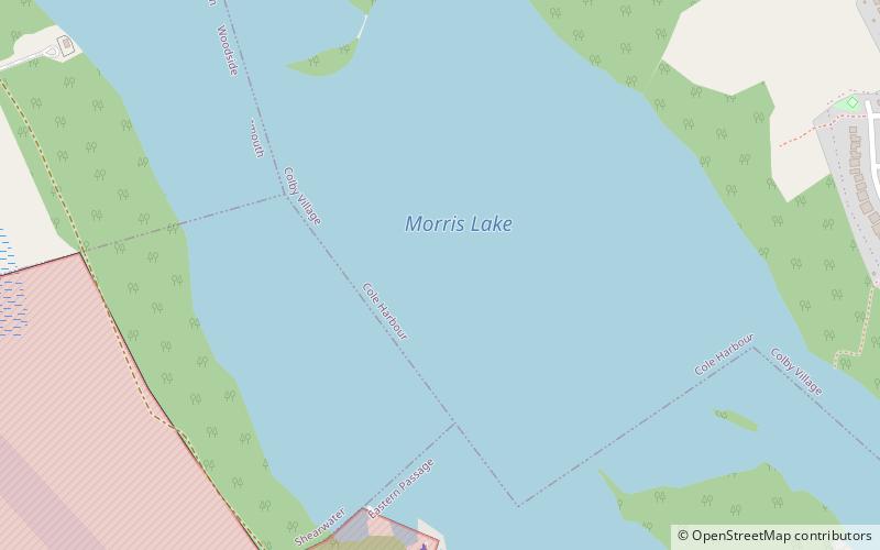 morris lake halifax location map