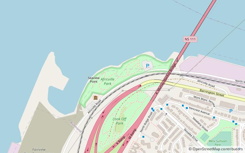 Africville location map