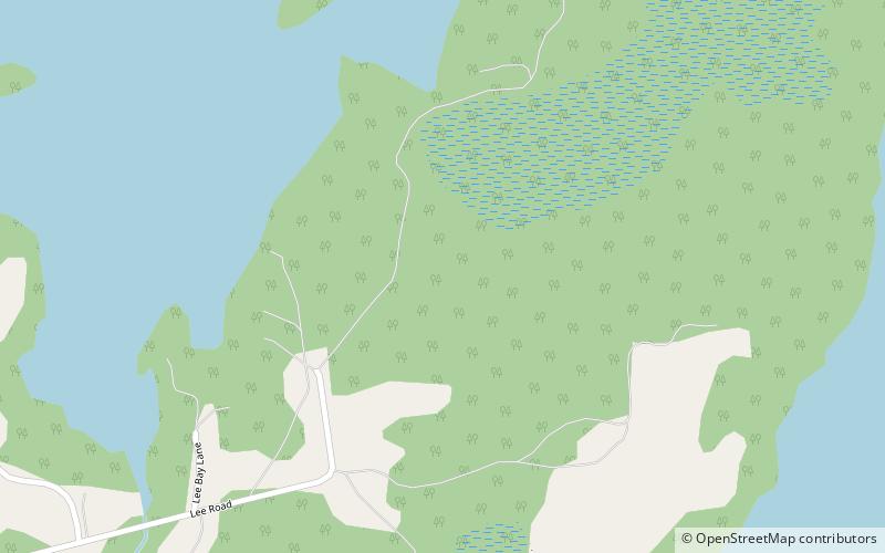 Wolfe Lake location map