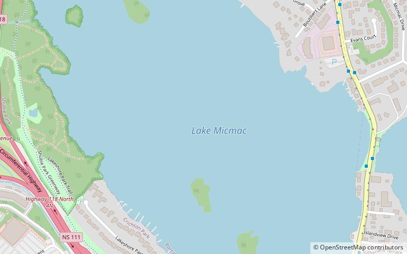 Lake Micmac location map