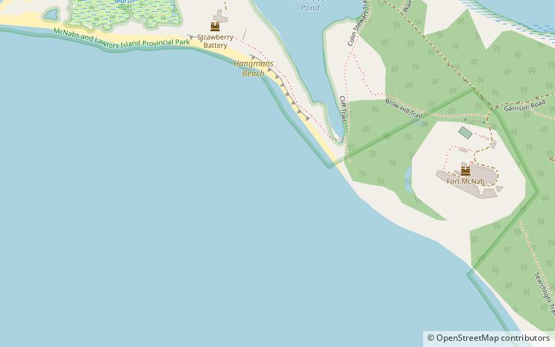 McNabs Island location map