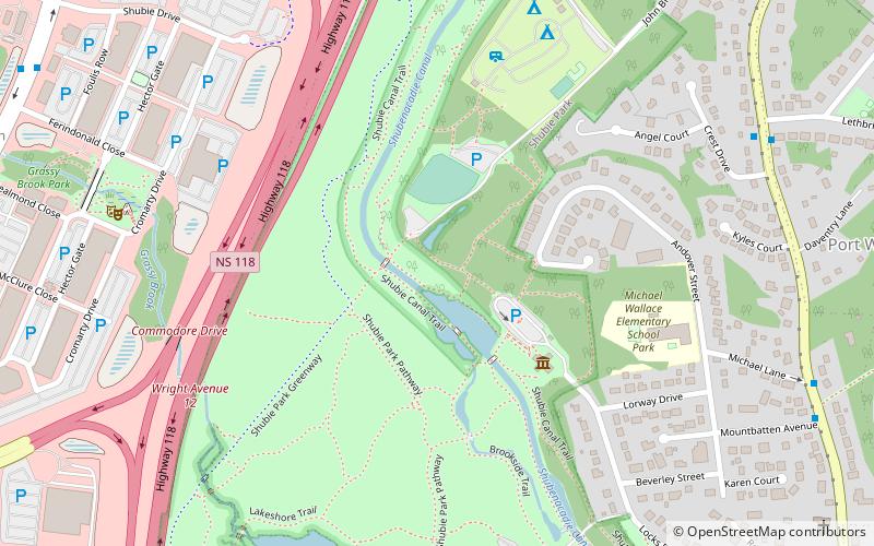 Shubie Park location map