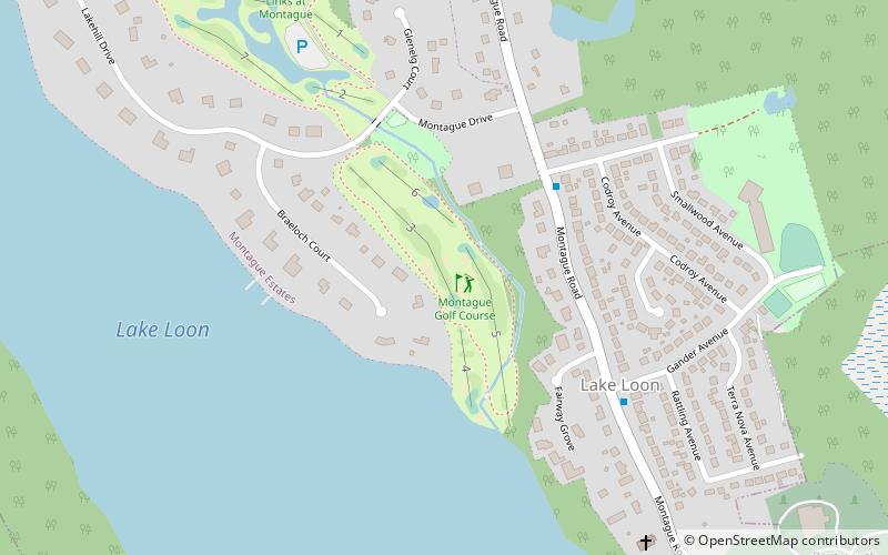 montague golf course halifax location map