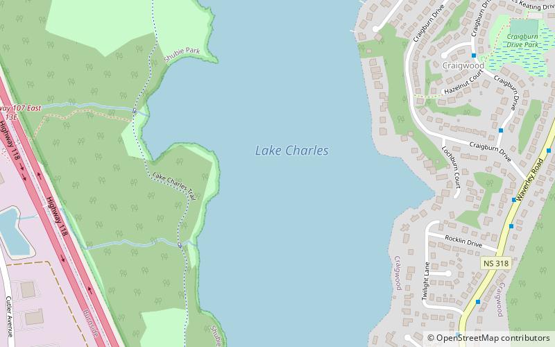 lake charles dartmouth location map