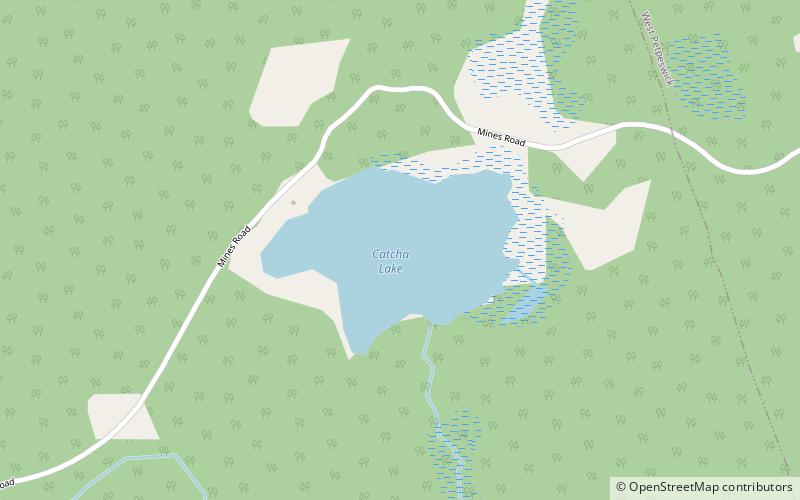 catcha lake location map