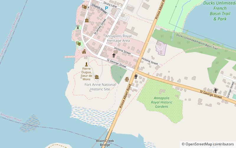 garrison cemetery annapolis royal location map