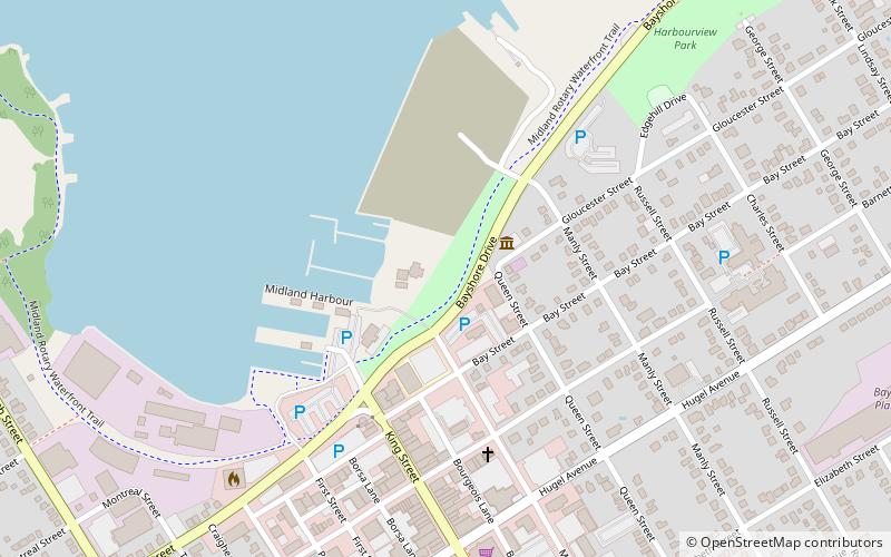 harbourside park midland location map