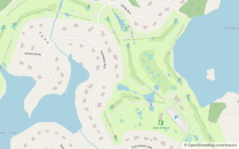 Glen Arbour location map