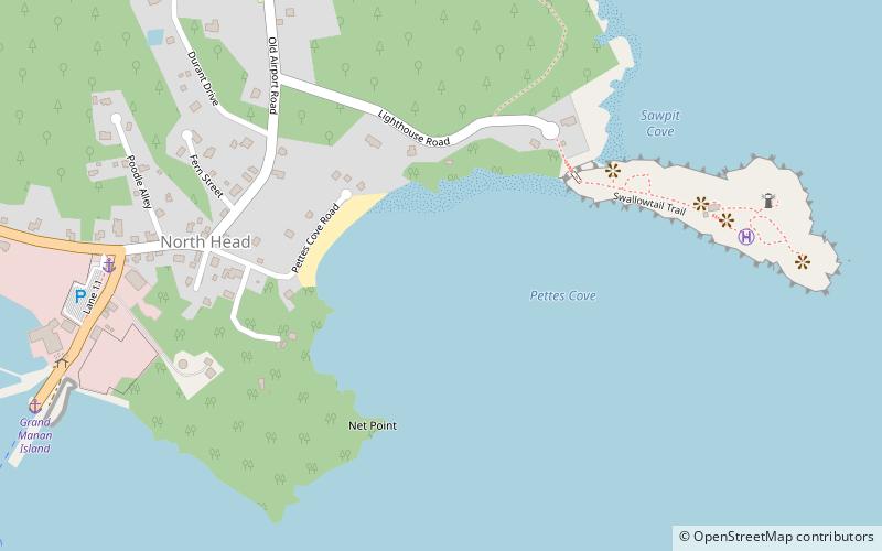 Pettes Cove Arts location map