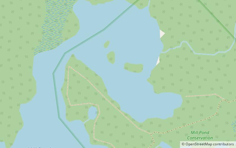 Grand lac Rideau location map