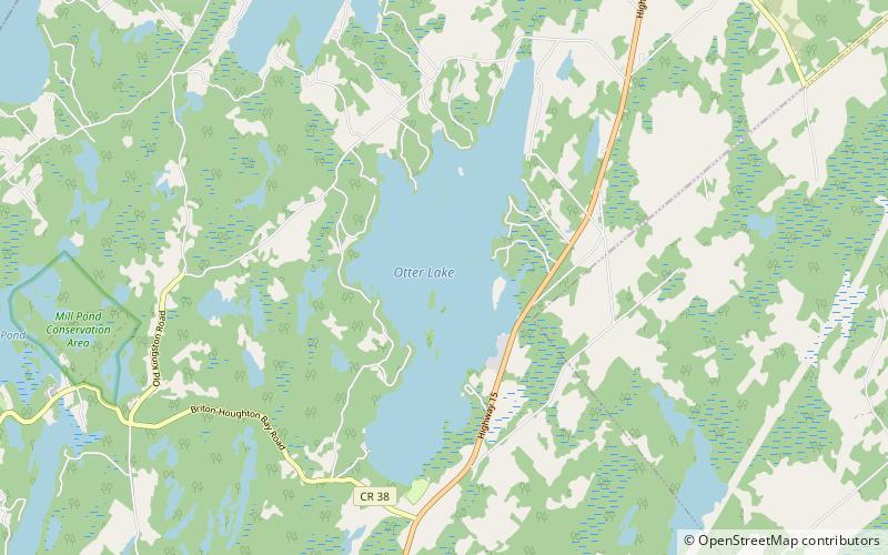 otter lake location map