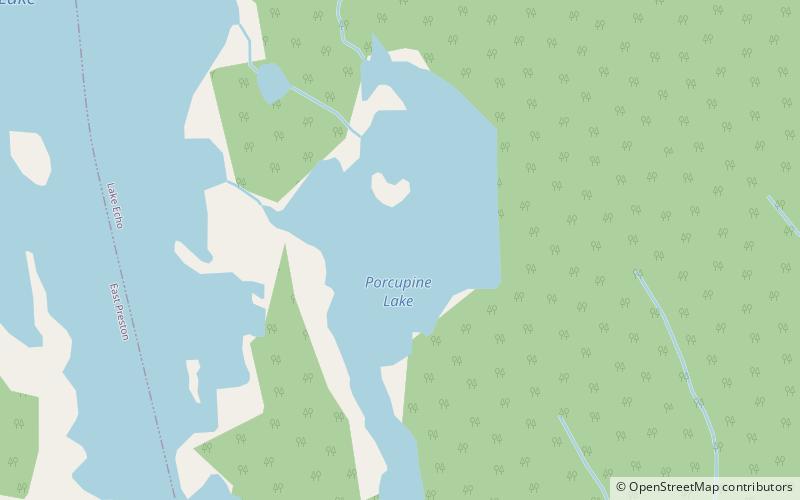 Porcupine Lake location map
