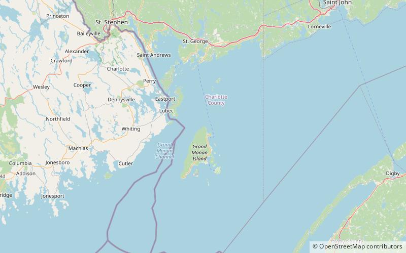 Long Eddy Point Lighthouse location map