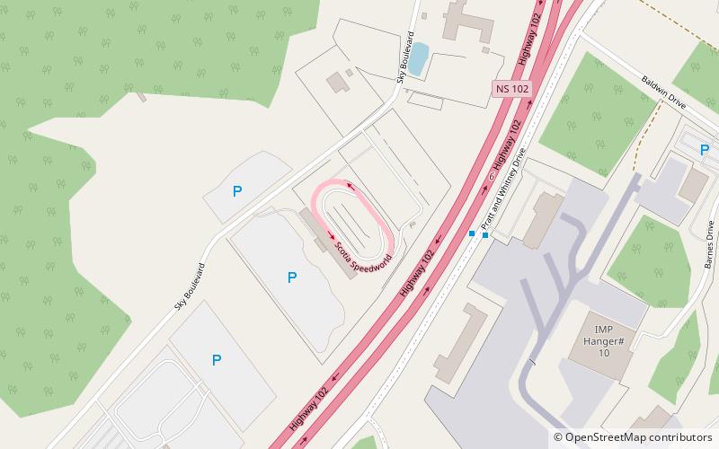 Scotia Speedworld location map